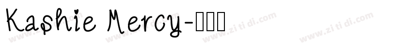 Kashie Mercy字体转换